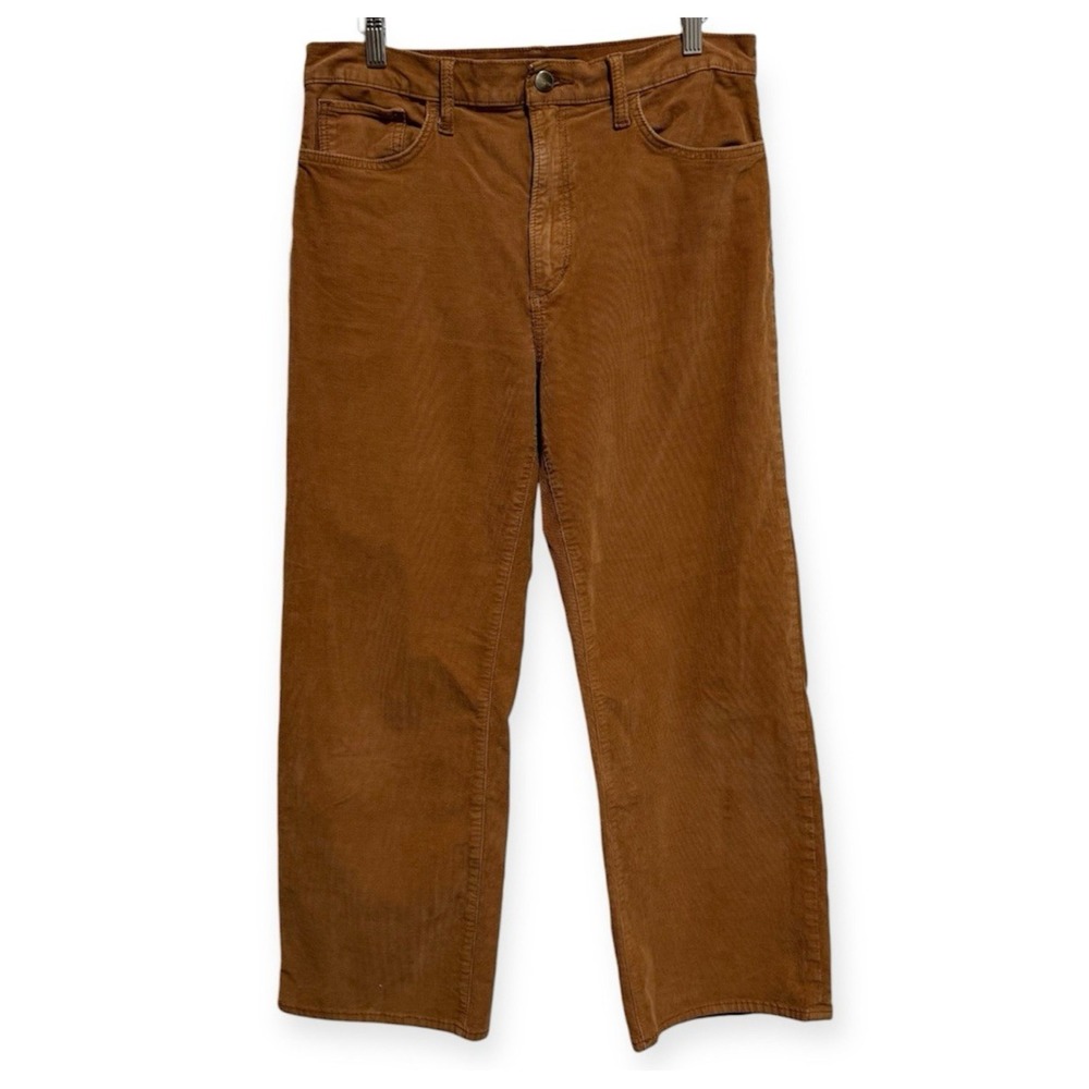 Joe's Jeans The Blake High Rise Wide Leg Crop Corduroy Pants‎ Size 31
